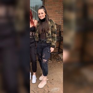 Carmar Denim Cargo Pants - Black